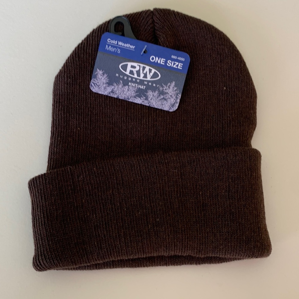 RW Men’s Brown Knit Hat